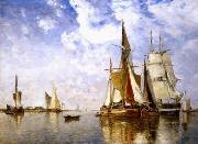 unknow artist Seascape, boats, ships and warships. 19 Germany oil painting reproduction